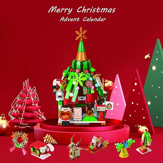 Adventní kalendář se stavebnicí