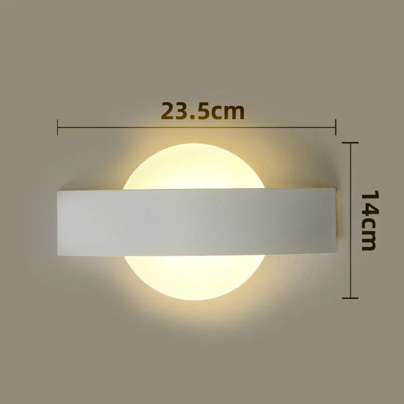 Akrylová nástěnná lampa | Minimalistický design pro ambientní osvětlení