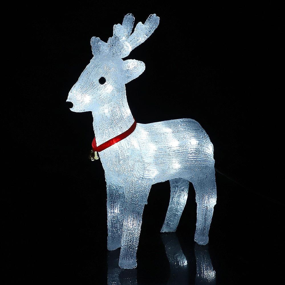 Akrylový sob s LED osvětlením – výška 40 cm