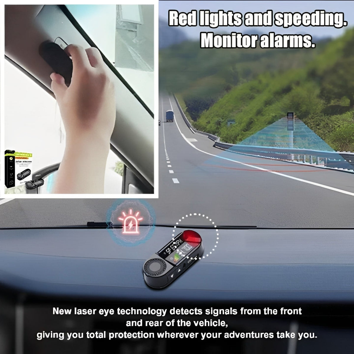 Automobilový radarový detektor s dlouhým dosahem