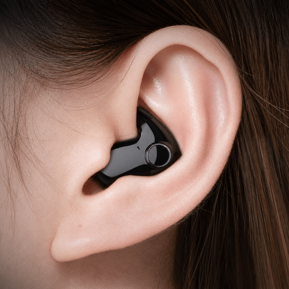 Bezdrátová Bluetooth sluchátka s potlačením hluku a vodotěsným provedením – sluchátka do uší s LED displejem