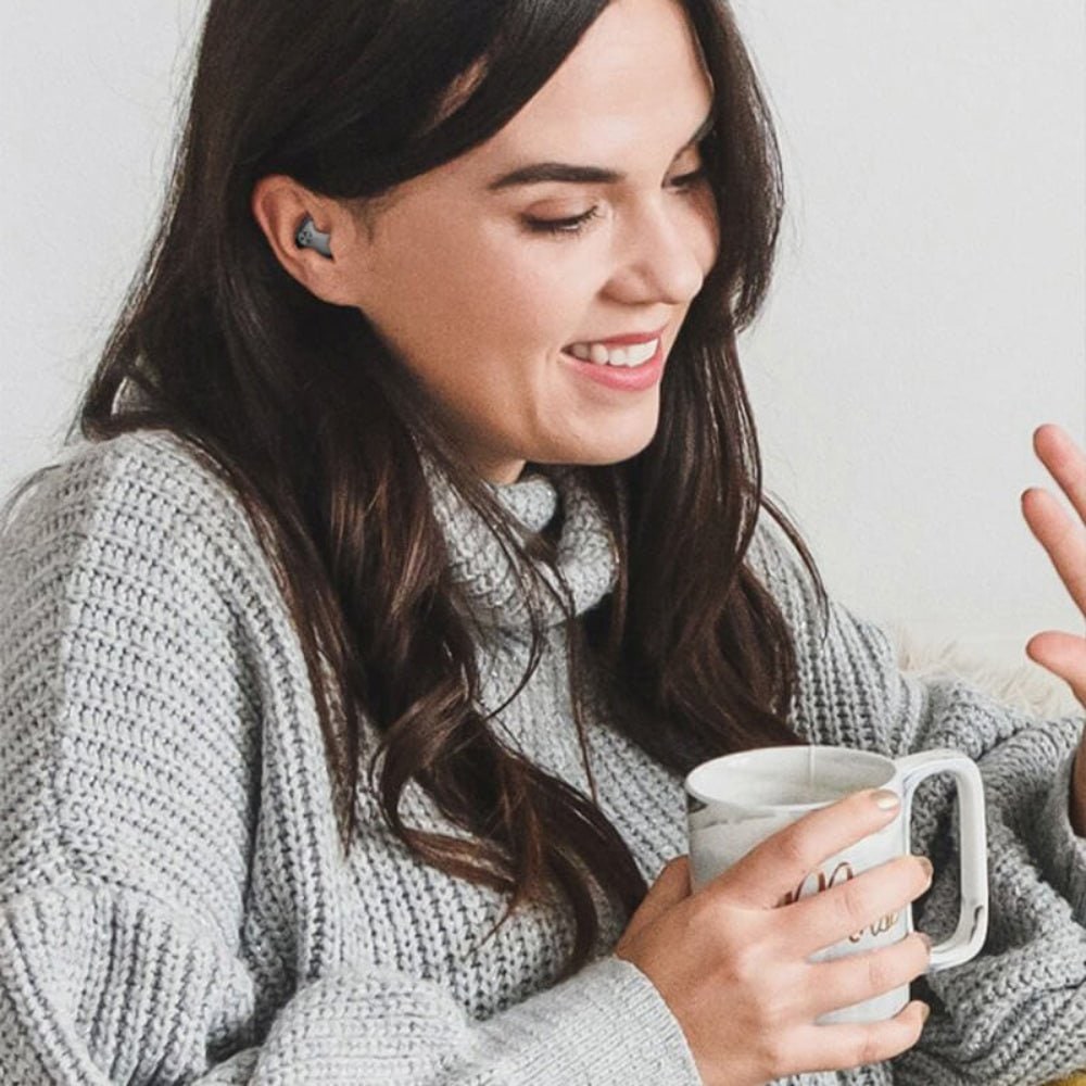 Bezdrátová Bluetooth sluchátka s potlačením hluku a vodotěsným provedením – sluchátka do uší s LED displejem