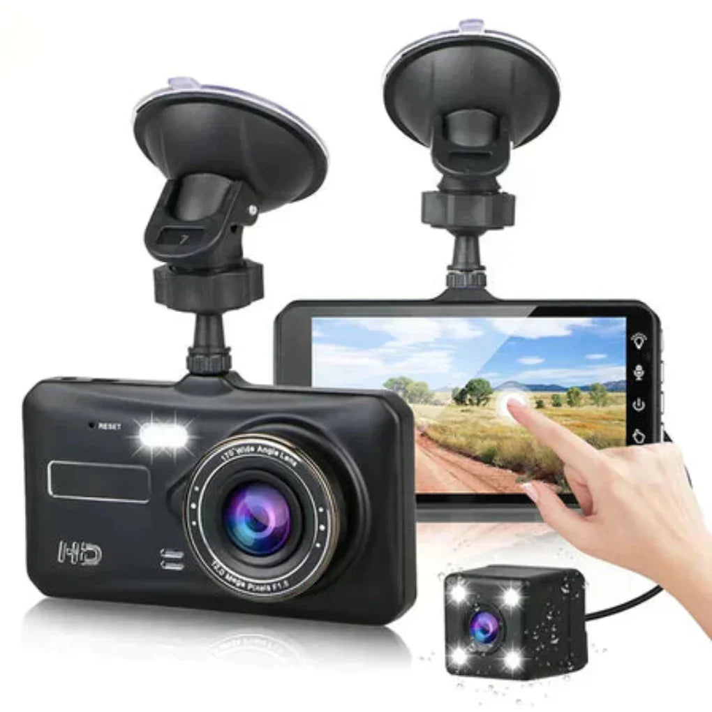 Bezdrátová duální kamera do auta s nočním viděním a úhlem záběru 170°
