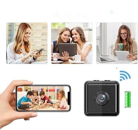 Bezdrátová mini bezpečnostní kamera 1080p pro vnitřní a venkovní sledování