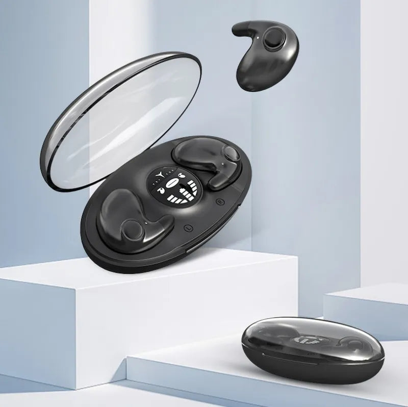 Bezdrátová mini sluchátka na spaní s potlačením hluku a dlouhou výdrží baterie