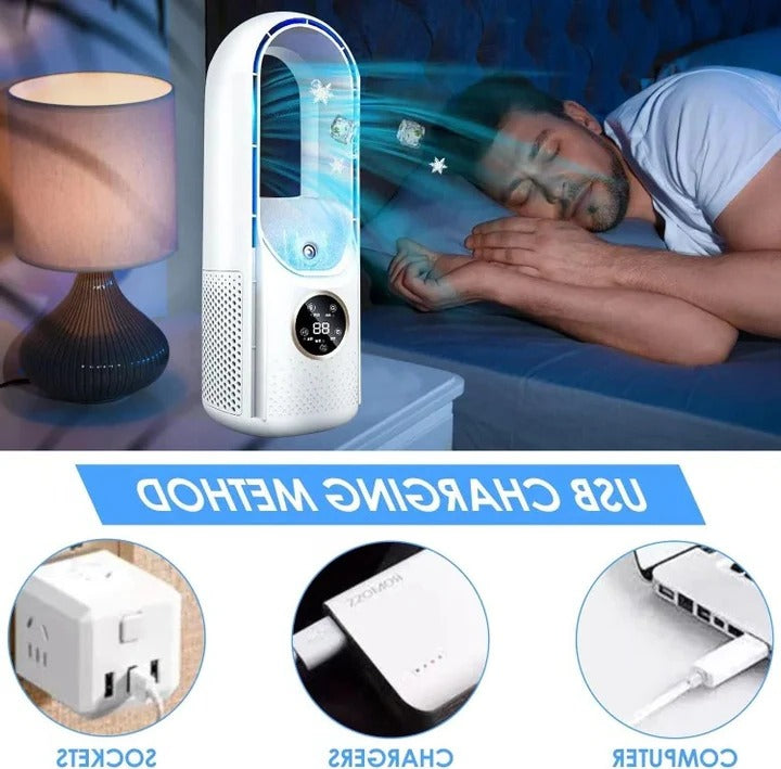 Bezlopatková, tichá, přenosná klimatizace