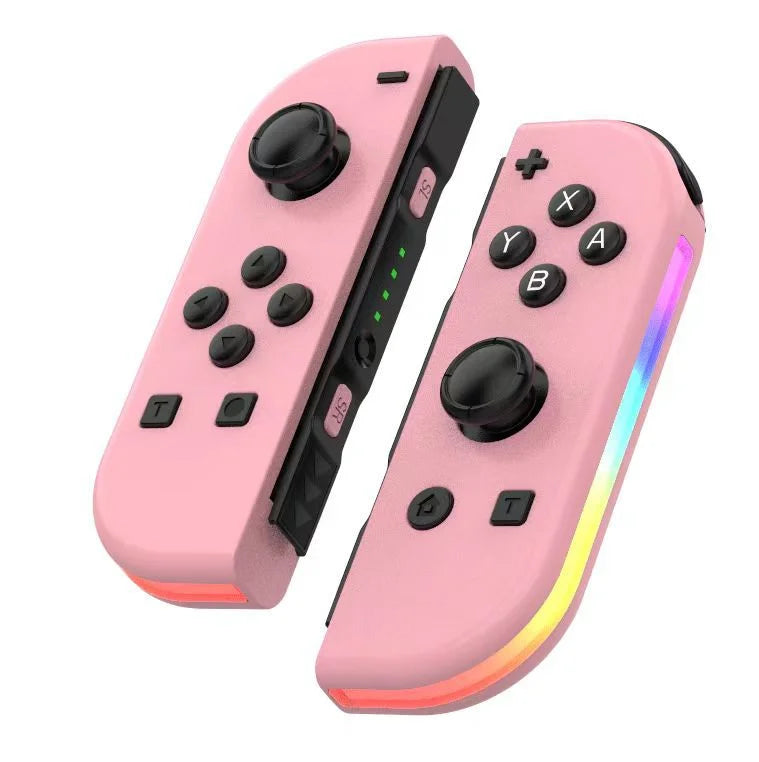 Bluetooth joystick pro Switch v unikátních barvách – bezdrátový LED ovladač