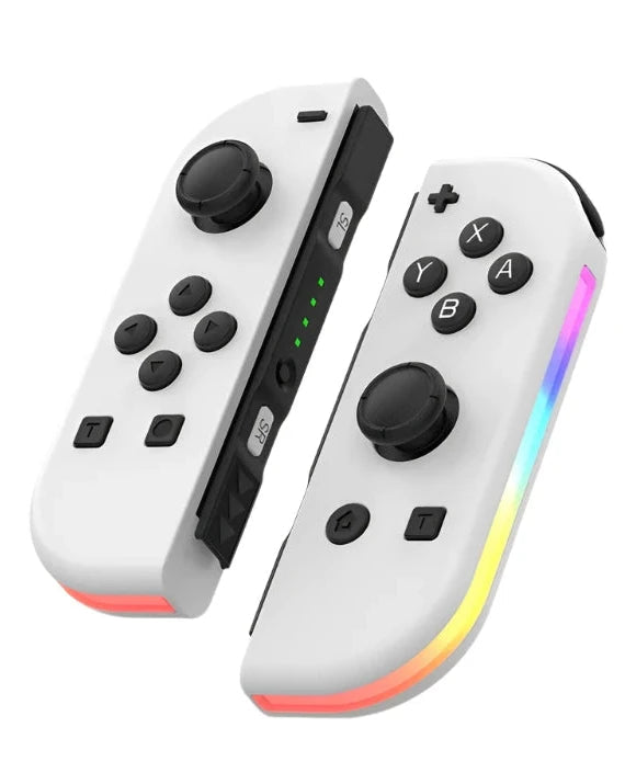 Bluetooth joystick pro Switch v unikátních barvách – bezdrátový LED ovladač