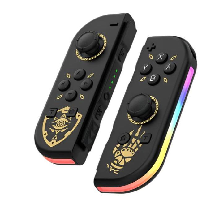 Bluetooth joystick pro Switch v unikátních barvách – bezdrátový LED ovladač