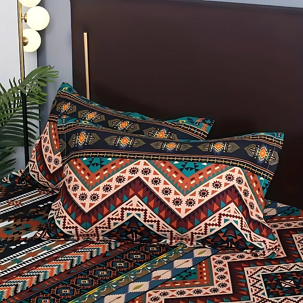 Boho povlečení s kmenovým vzorem