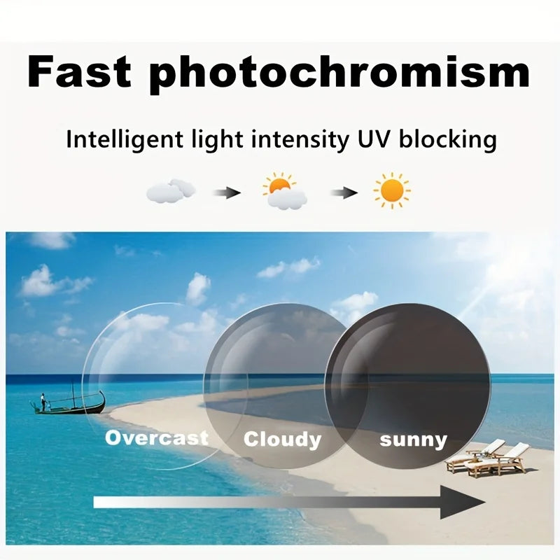 Brýle na čtení s progresivními a fotochromatickými čočkami