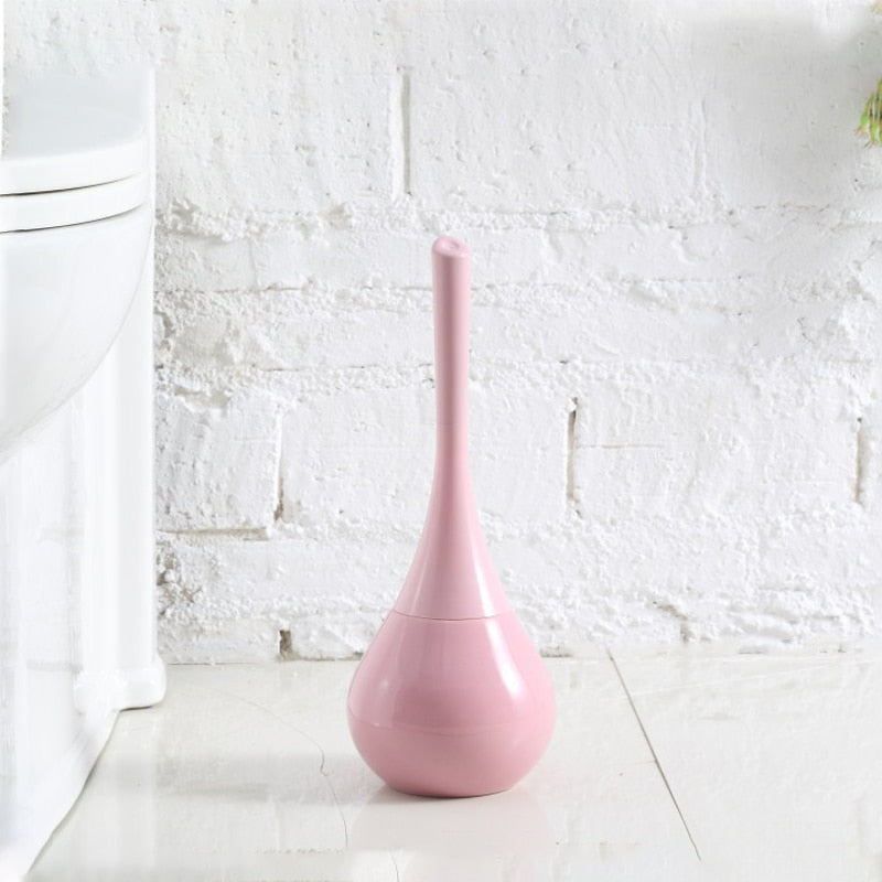 ČErno-zlatá volně stojící sada na čištění WC z ABS a nerezové oceli 40x12 cm