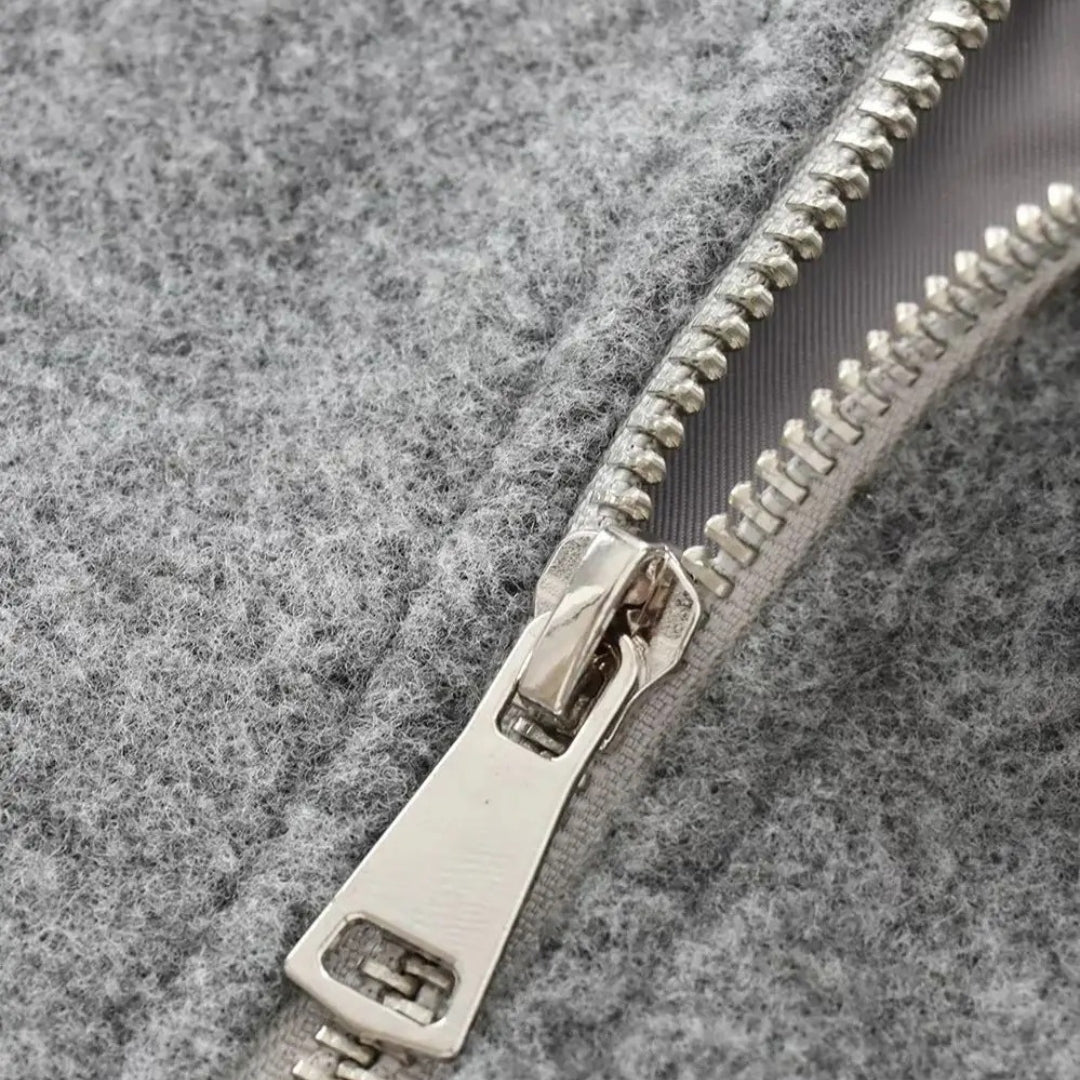 Dámská bunda typu bomber na zip