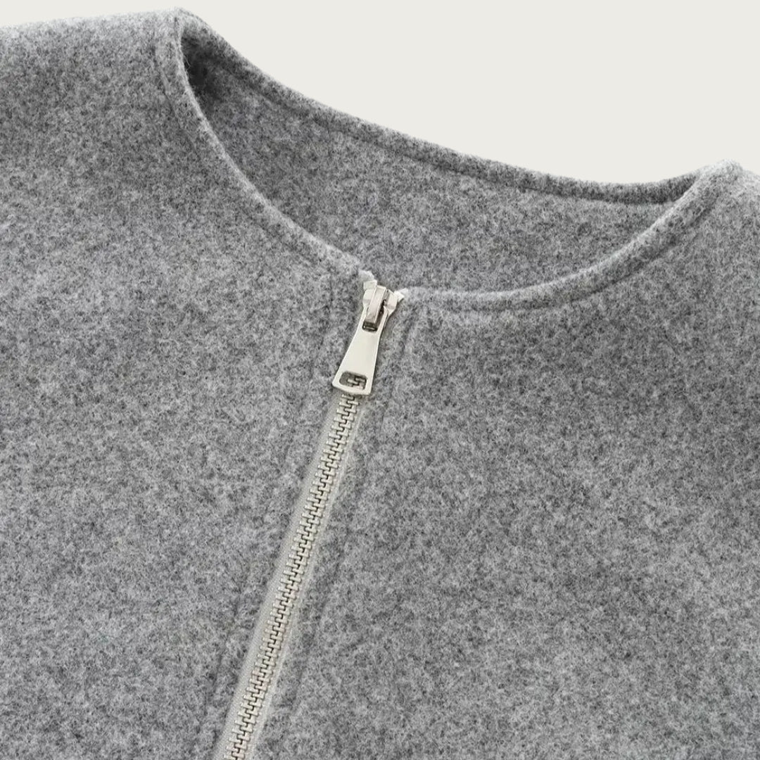 Dámská bunda typu bomber na zip