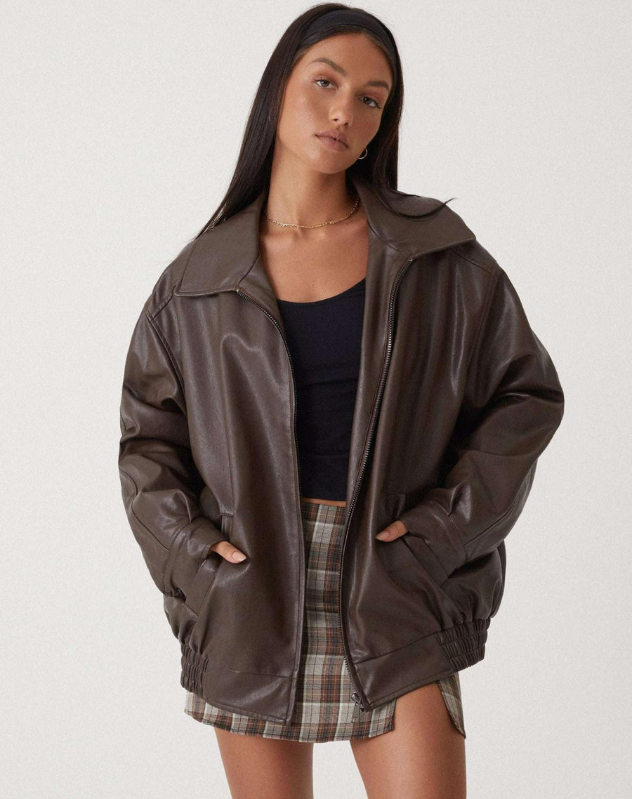 Dámská oversized bunda typu bomber