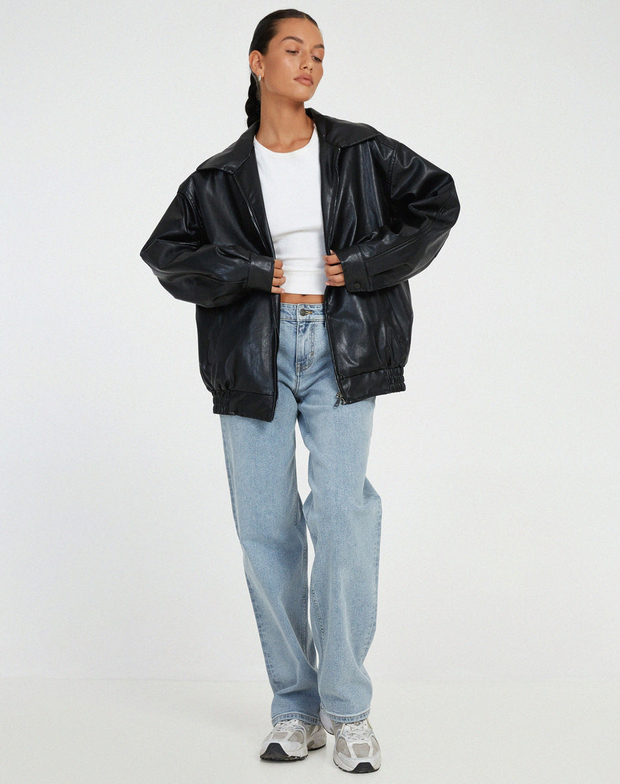 Dámská oversized bunda typu bomber