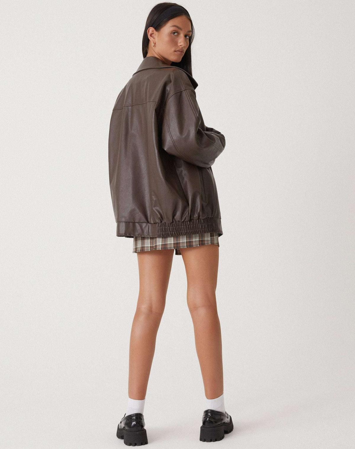 Dámská oversized bunda typu bomber