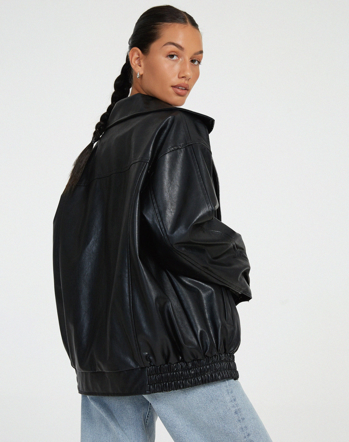 Dámská oversized bunda typu bomber