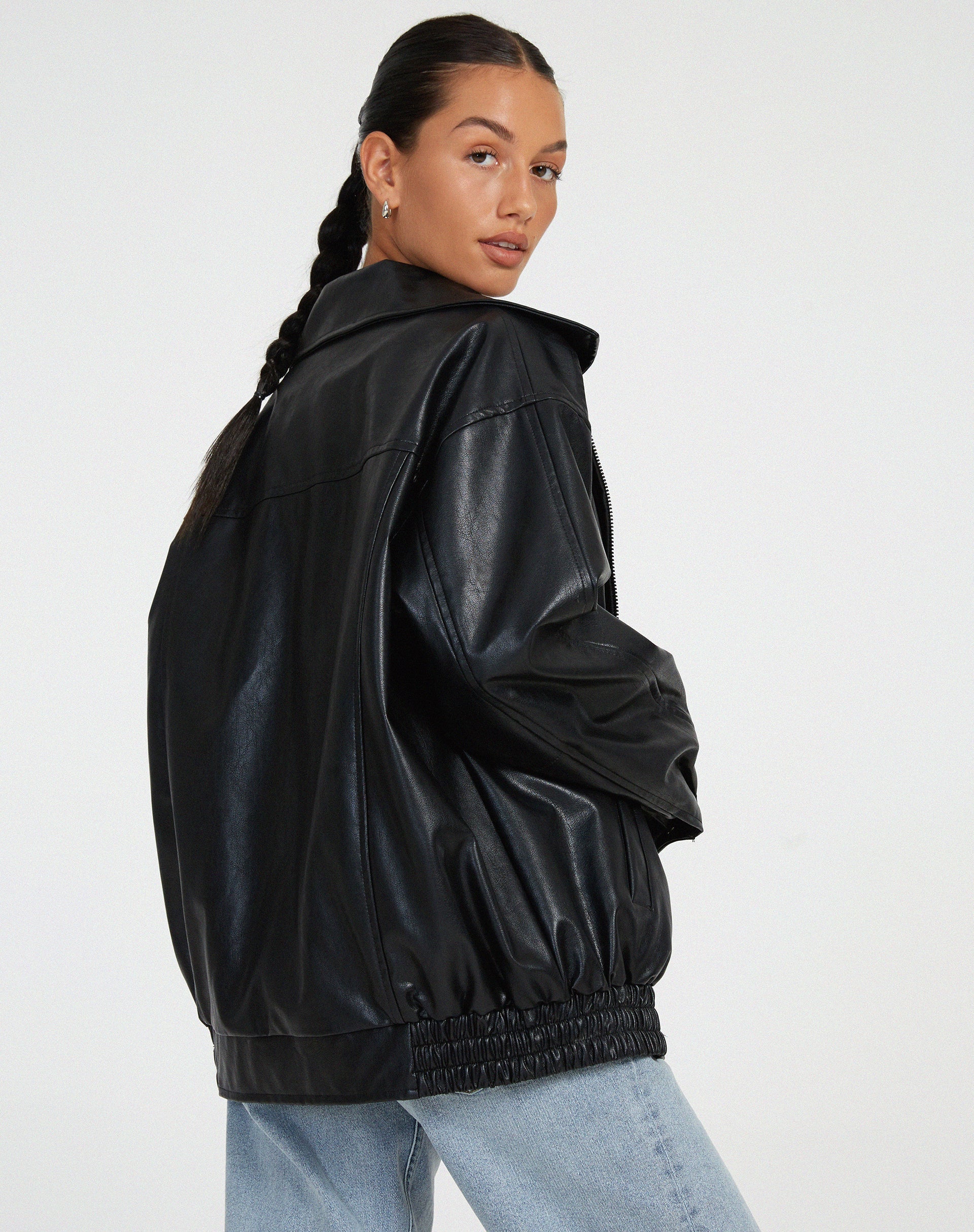Dámská oversized bunda typu bomber