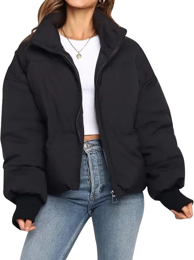Dámská oversized prošívaná bunda