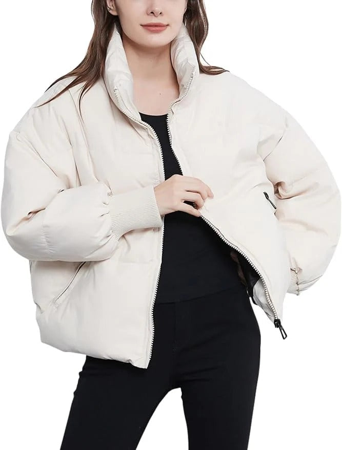 Dámská oversized prošívaná bunda