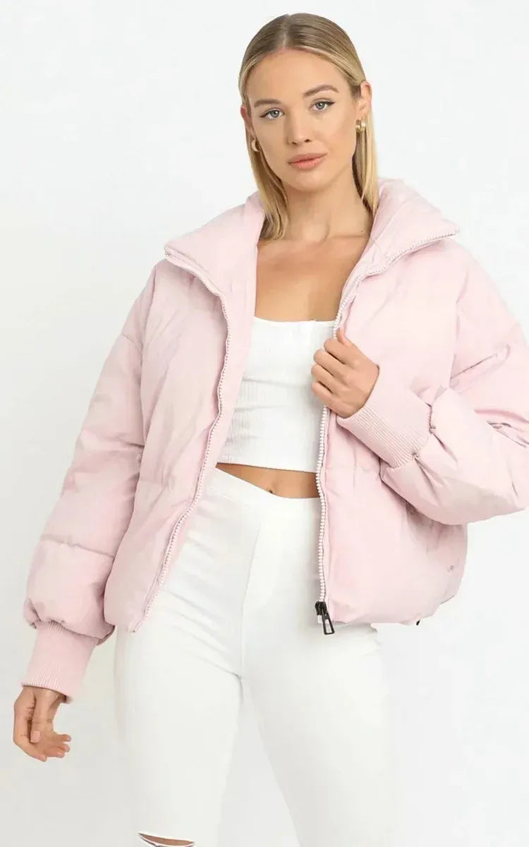 Dámská oversized prošívaná bunda