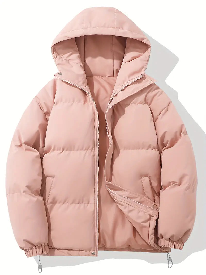 Dámská zimní bunda s kapucí pro stylové teplo