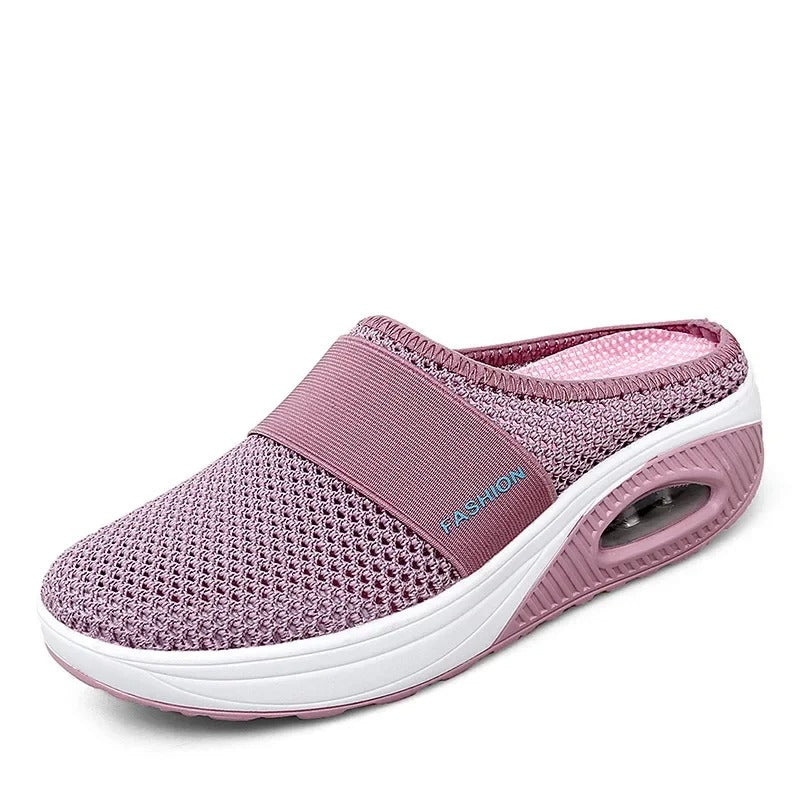 Dámské ergonomické nazouváky s tlumicí podrážkou