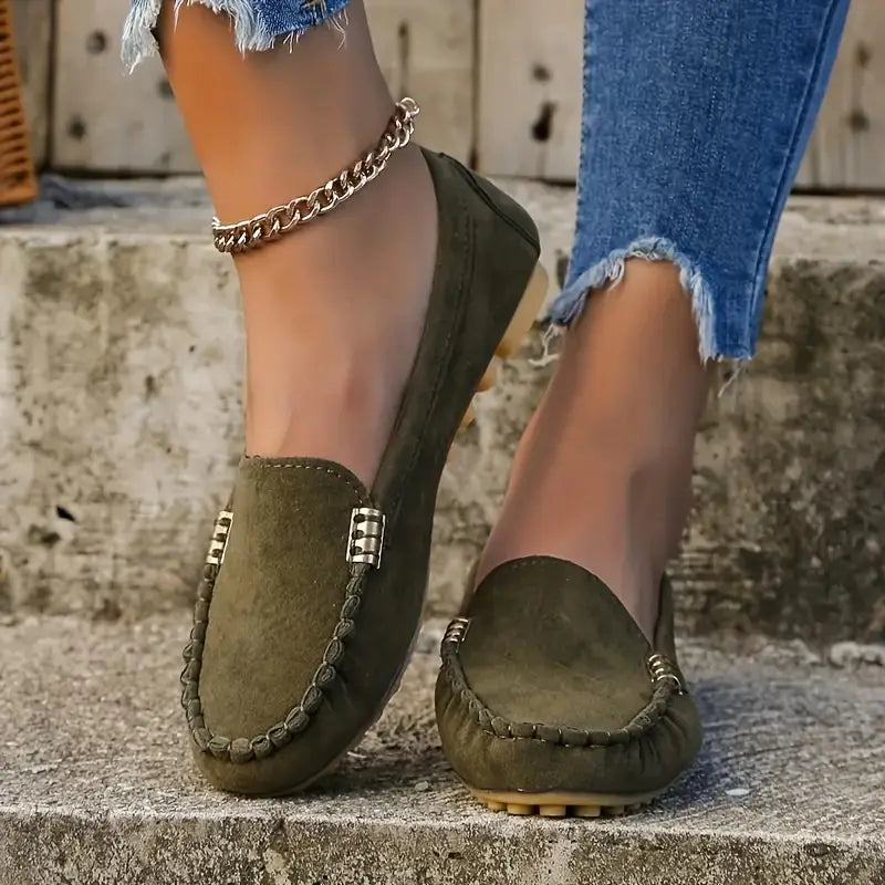 Dámské ležérní nazouvací mokasíny – prodyšné a stylové