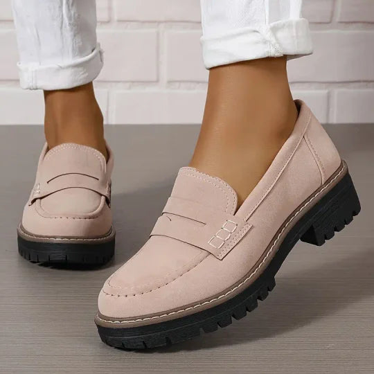 Dámské mocasíny na masivní platformě