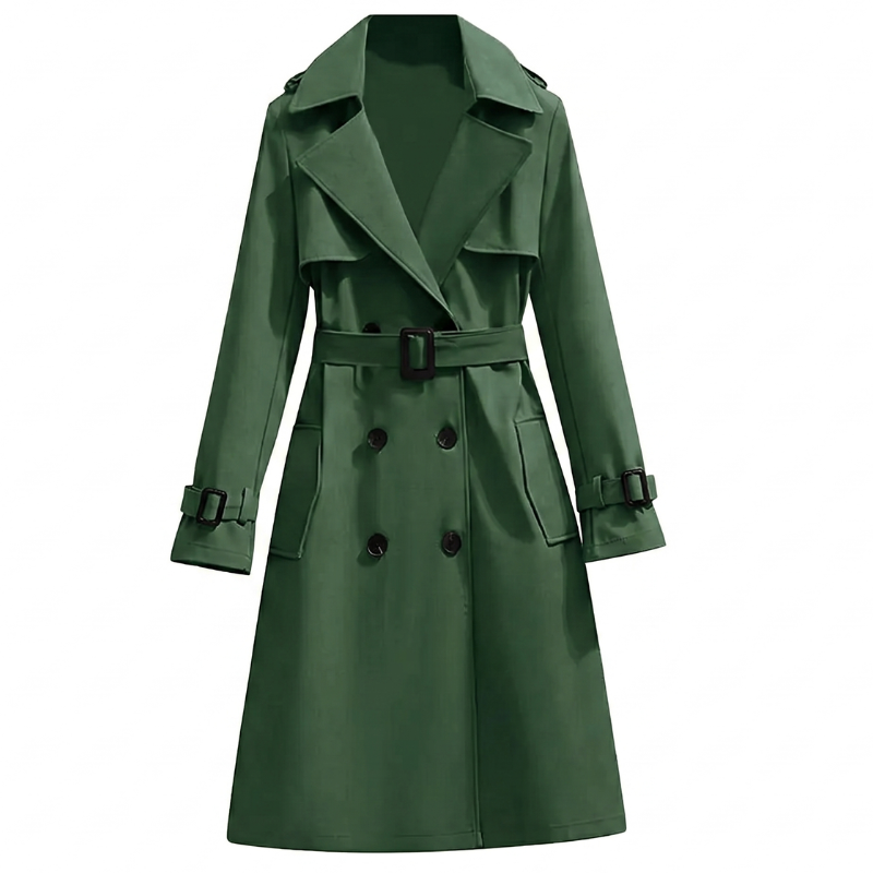 Dámský dvouřadý trenchcoat
