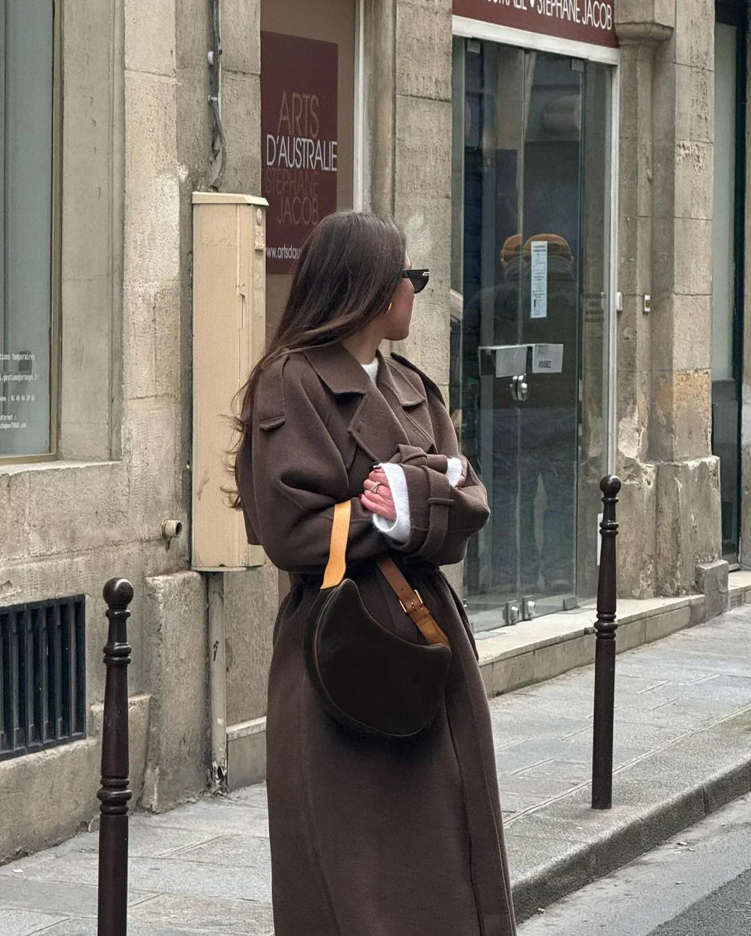 Dámský dvouřadý trenchcoat
