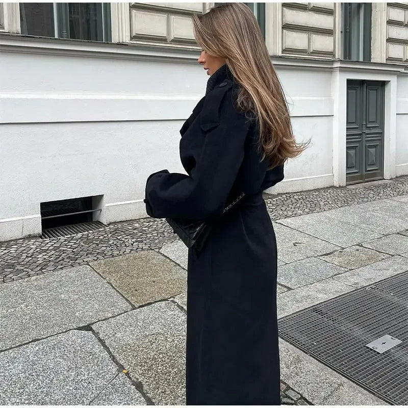 Dámský dvouřadý trenchcoat