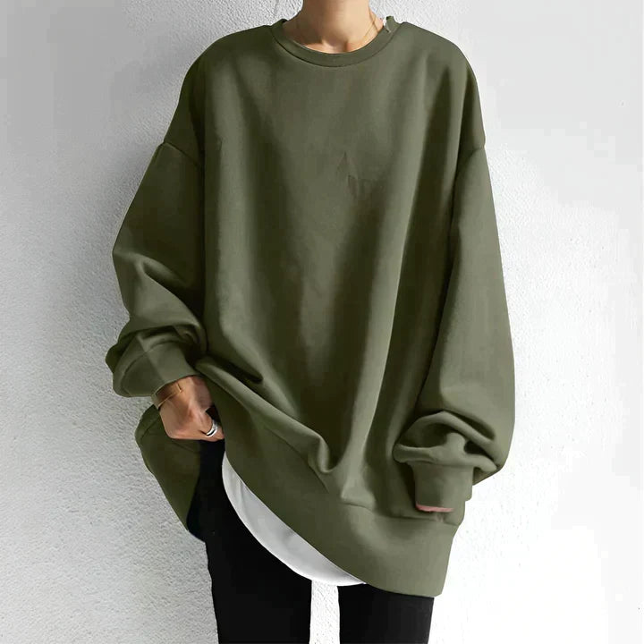 Dámský oversized tunikový svetr