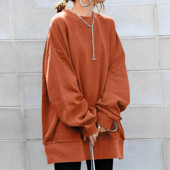 Dámský oversized tunikový svetr