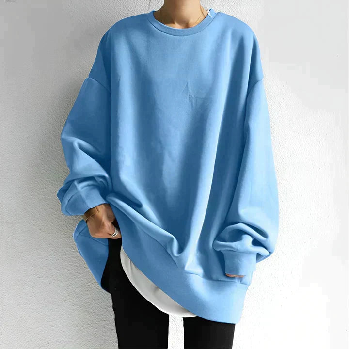 Dámský oversized tunikový svetr