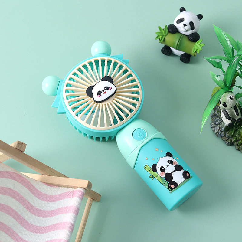 Dámský přenosný mini ventilátor s roztomilým motivem pandy
