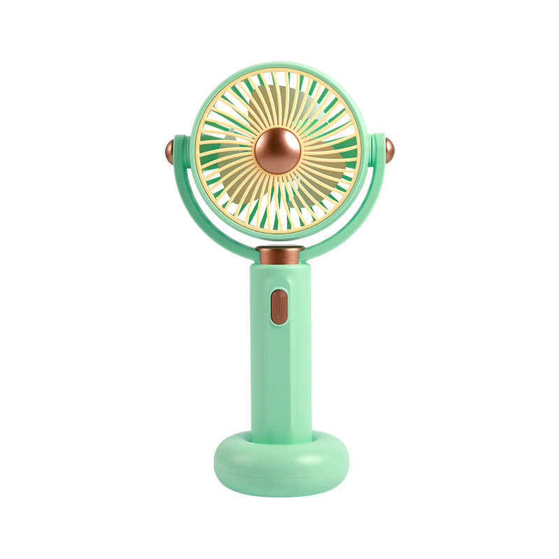 Dámský přenosný ruční ventilátor s ergonomickým designem