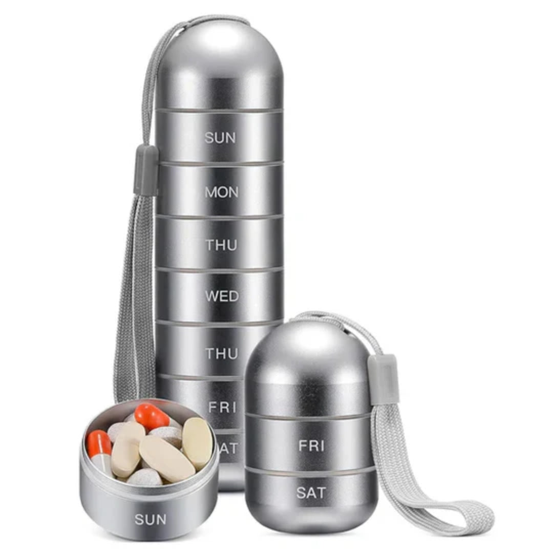 Dávkovač na léky – cestovní organizér na 7 dní