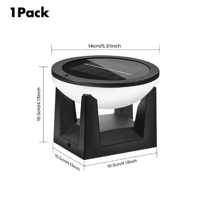 Designová solární lampa