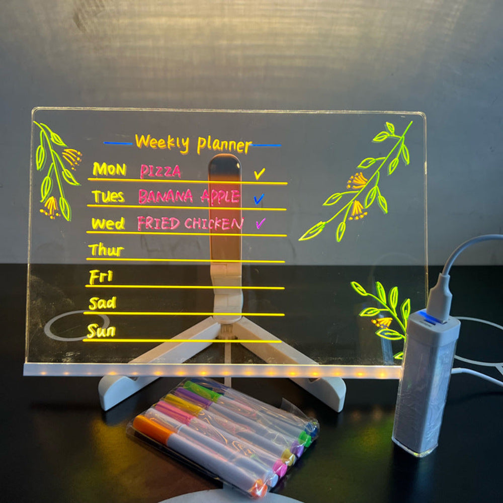 Dětská LED kreslicí tabulka pro kreativní a poučnou zábavu během svátků