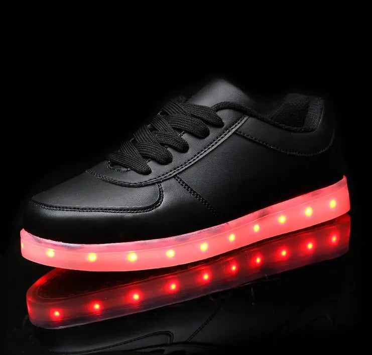 Dětské svítící boty s LED diodami