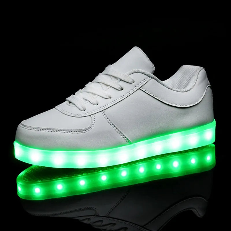 Dětské svítící boty s LED diodami