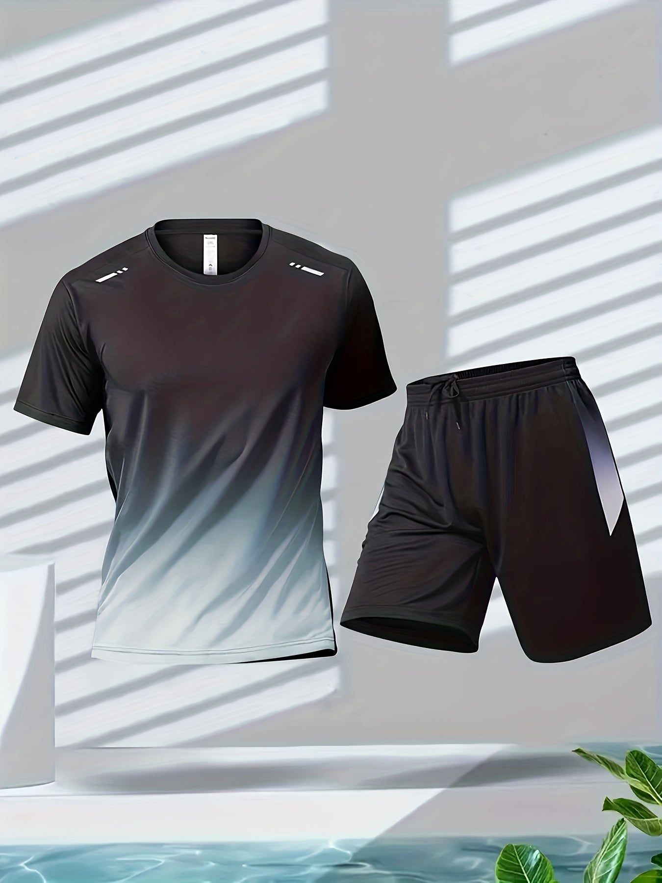 Dynamický sportovní set trička a kraťasů – prodyšný a pohodlný pro aktivní dny