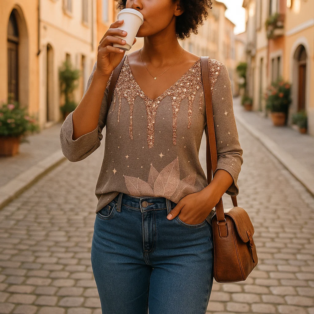 Elegantní dámský vintage top