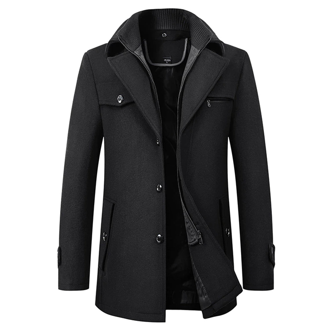 Elegantní dlouhý pánský trench coat