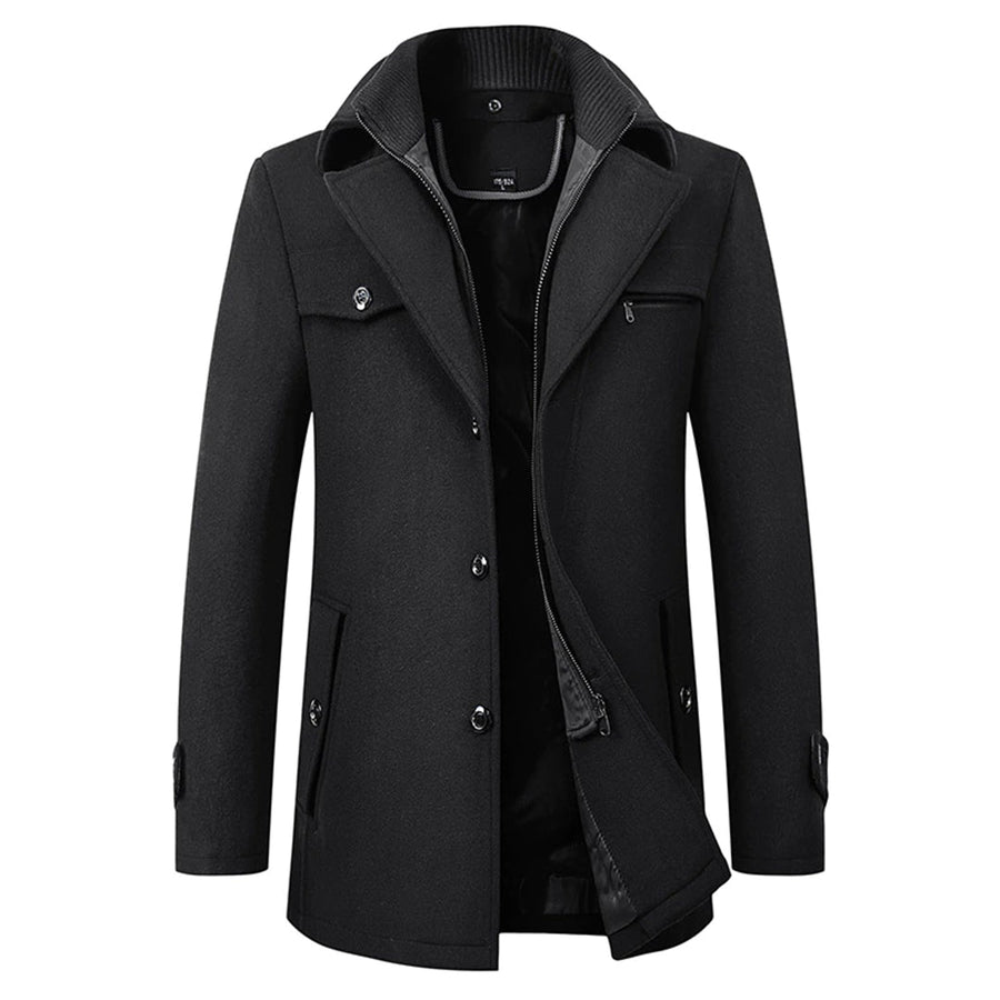 Elegantní dlouhý pánský trench coat