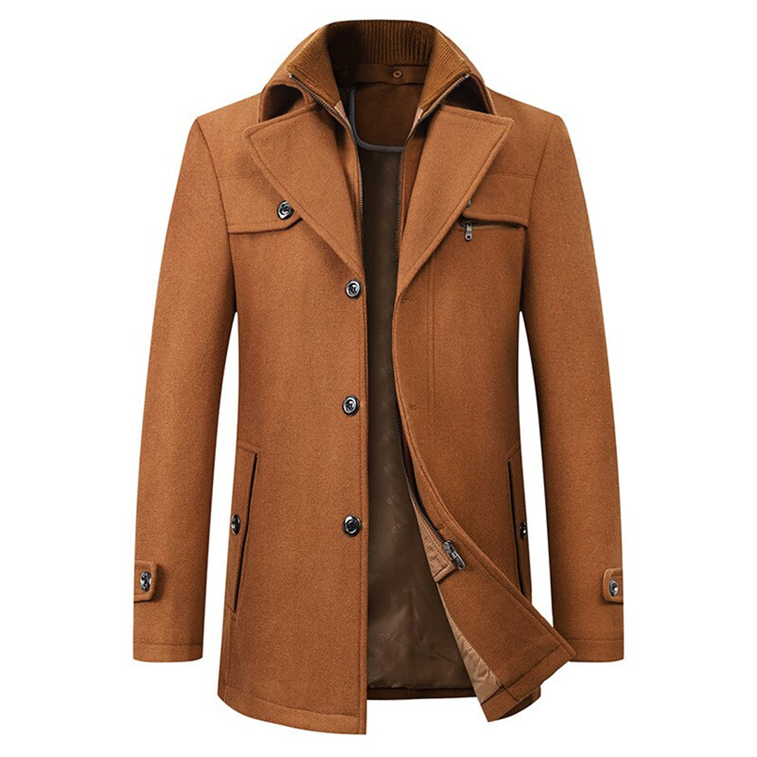 Elegantní dlouhý pánský trench coat