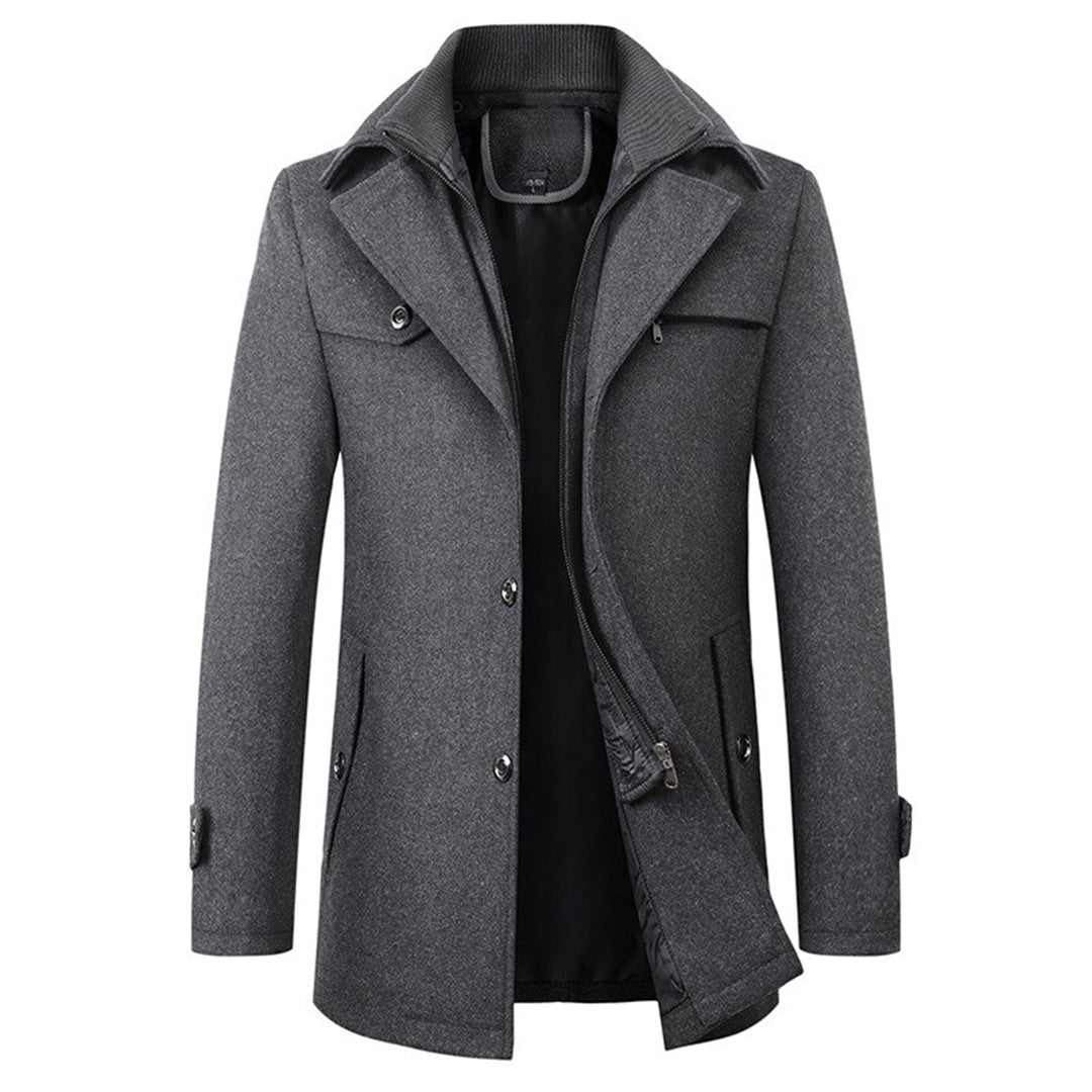 Elegantní dlouhý pánský trench coat