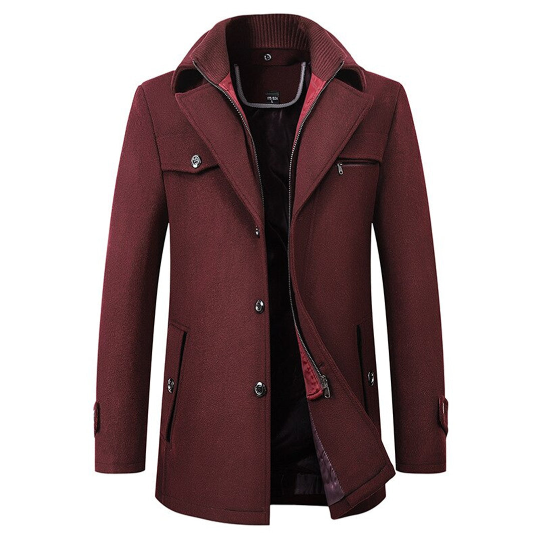 Elegantní dlouhý pánský trench coat